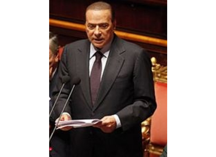 berlusconi parla al senato